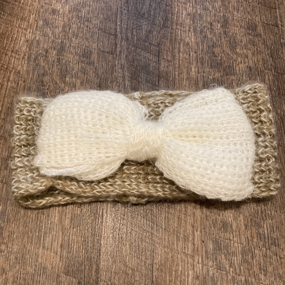 Winter Headband Head Scarf, Bow